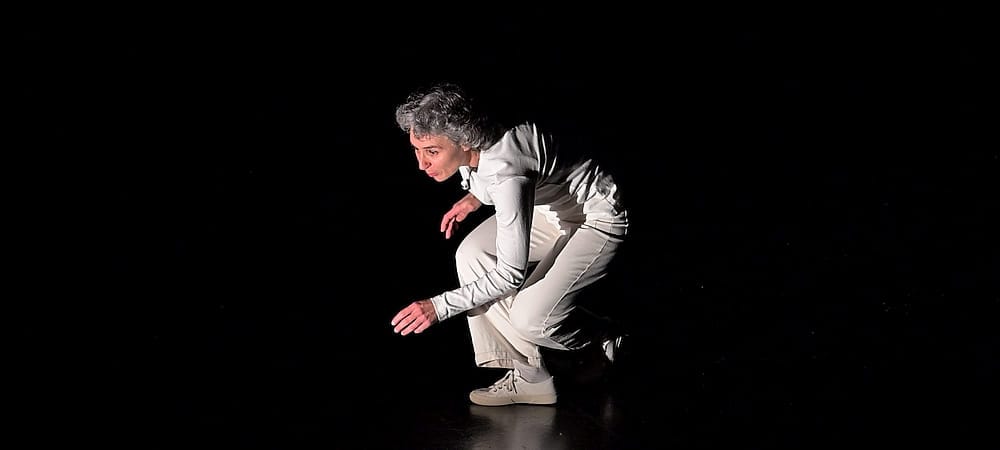 Nathalie Bondoux animant un spectacle de cont'animés sur scène